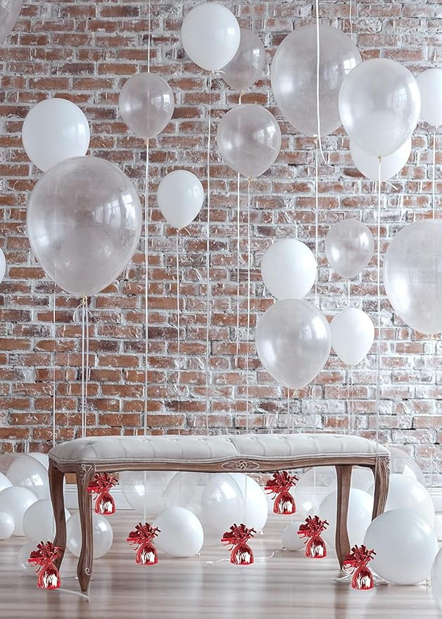 ROYALHOUSE Metallic Plastic Wrapped Balloon Weights - Image 3