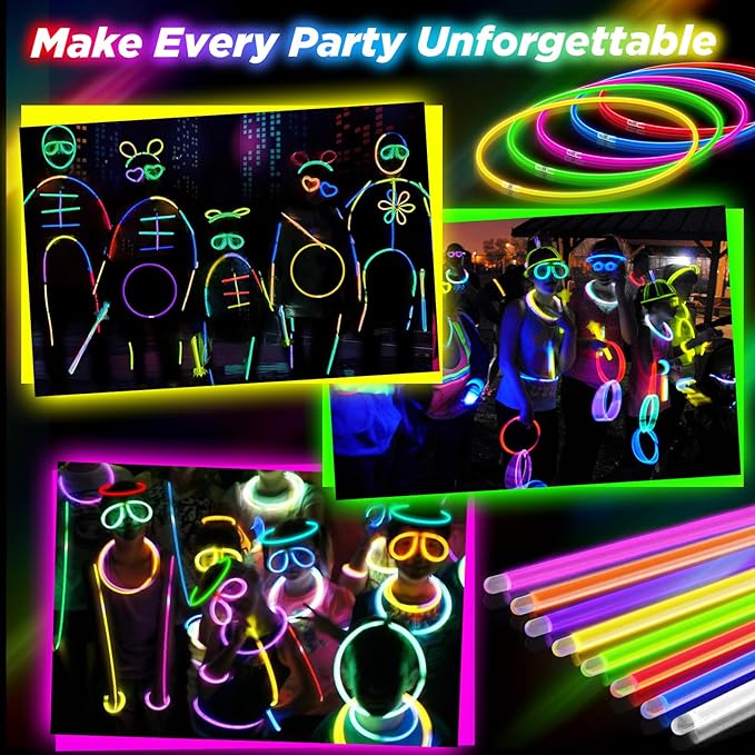 100Pcs Glow Sticks - Image 7