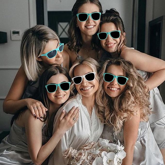 LADY&HOME 10 Pack Bachelorette Party Sunglasses, Bridesmaid and Bride Tribe - Image 7