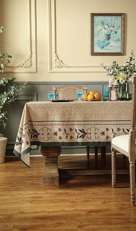 patdrea Designer French Rectangular Tablecloth, Decor Tables Covers - Image 8