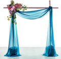 VDS Pack of 1 Panel Wedding Arch Draping Fabric Sheer Chiffon Fabric Drapery by VDS