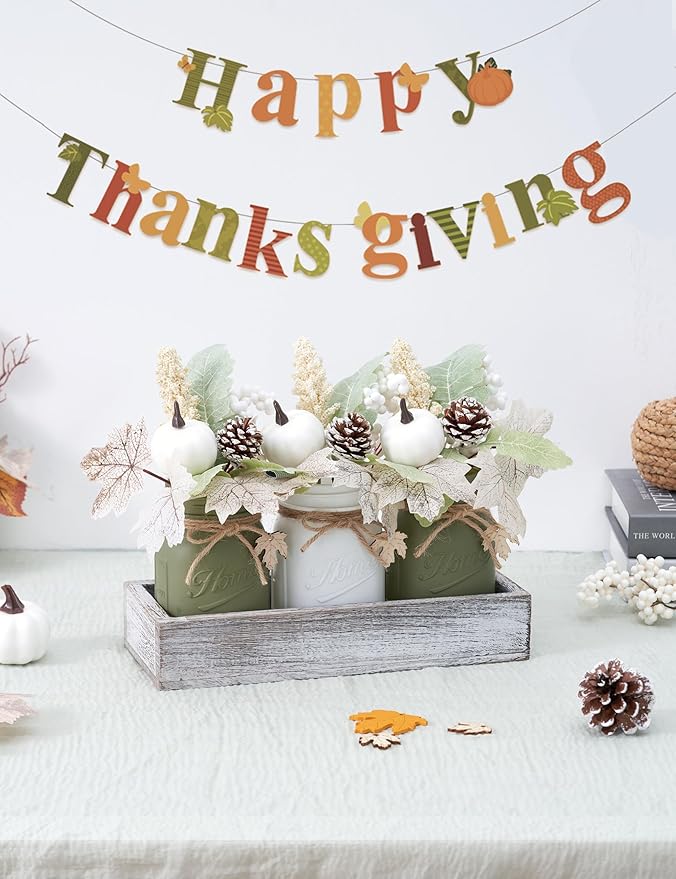 Fall Thanksgiving Table Decor, Centerpieces - Image 3