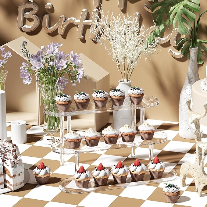 Acrylic Risers Display Stand, Dessert Display - Image 4