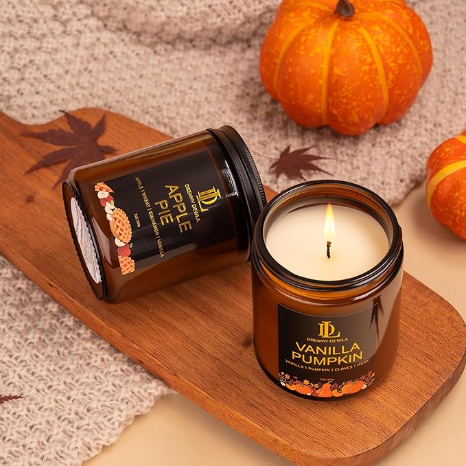 Fall Candle Set, Fall Scented Candles - Image 6