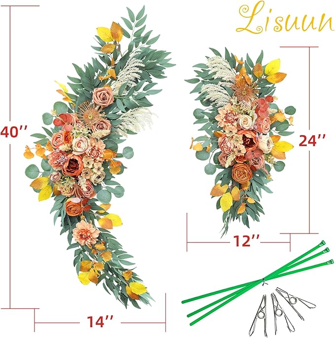 Wedding Arch Flowers, Artificial Flowers - Image 6