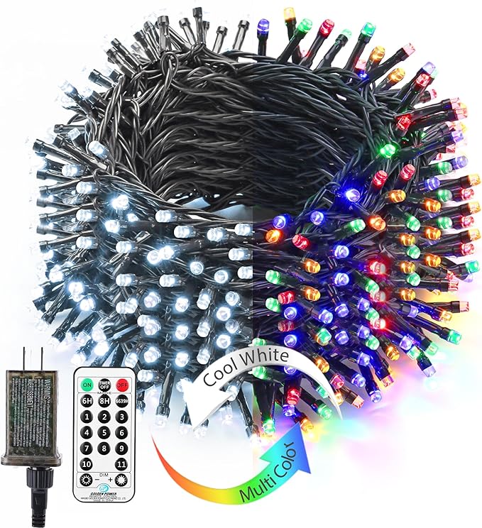 BrizLabs Color Changing Christmas Lights, 180ft 500 LED by BrizLabs