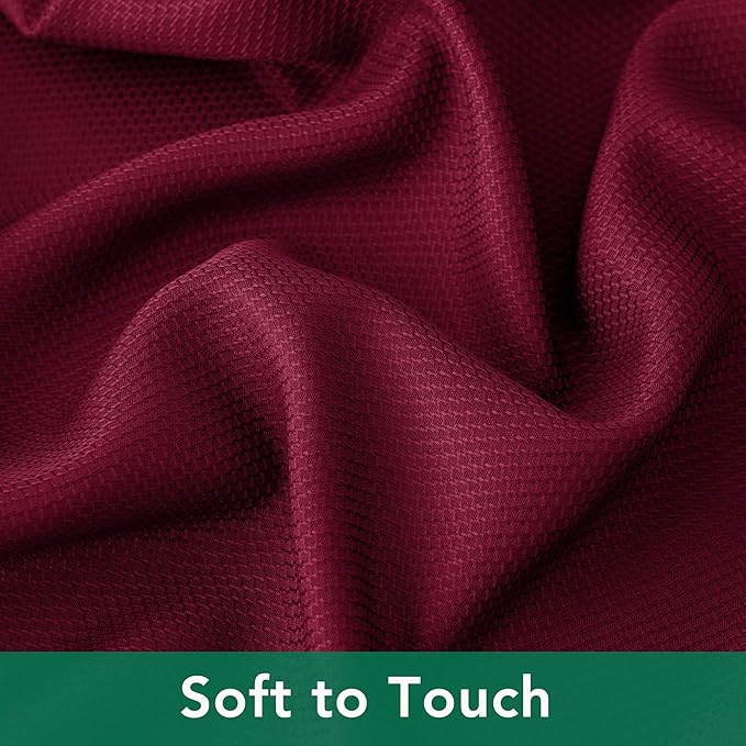Biscaynebay Textured Fabric Christmas Rectangle Table Cloth 70x120 Inch - Image 4