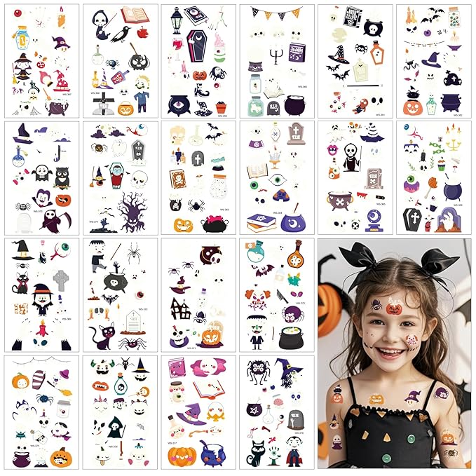 Halloween Luminous Temporary Tattoo - Image 2