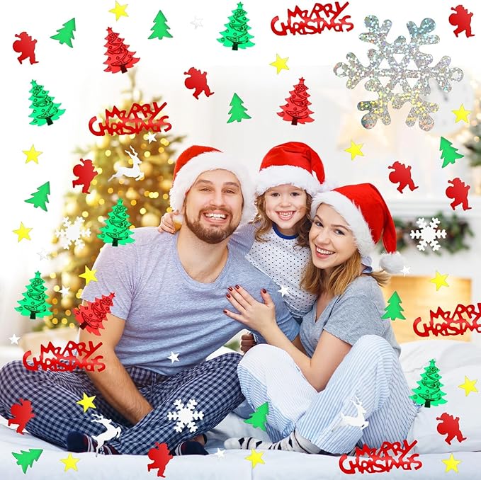 MARFOREVER Christmas Glitter Confetti, Merry Christmas Table Decorations - Image 6