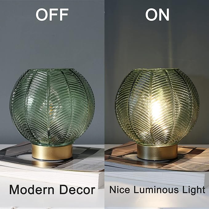 Battery Powered Lamp with Timer, Cordless Battery Operated Table Lamp with LED - Image 5
