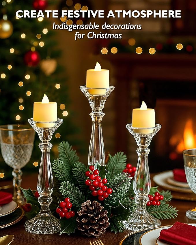 Amagic 24 Pack LED Tea Lights, Flameless Votive Candles, Lasting Electric Fake - Image 4