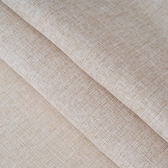 NLMUVW Linen Tablecloth Rectangle, Rustic Textured Table Cloth Water Resistant - Image 4