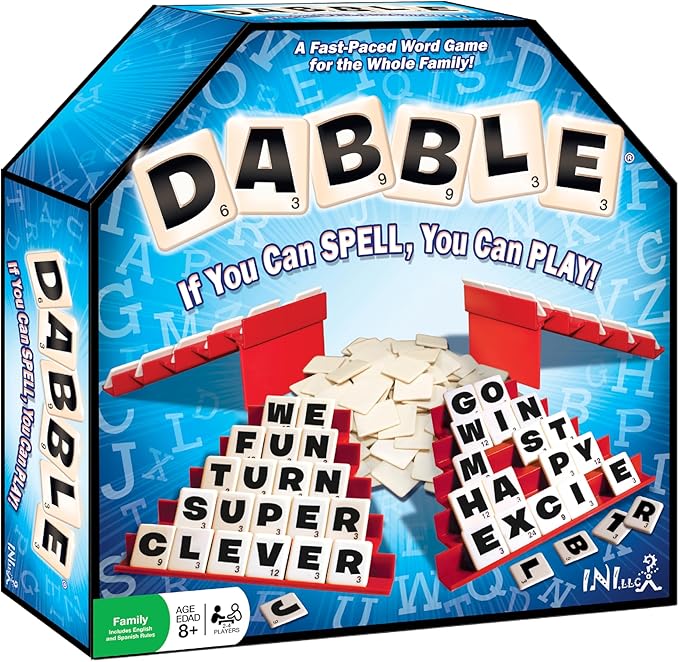 Dabble® Word Game | Fast-Paced Family Board Game | Enhances Spelling and by Dabble