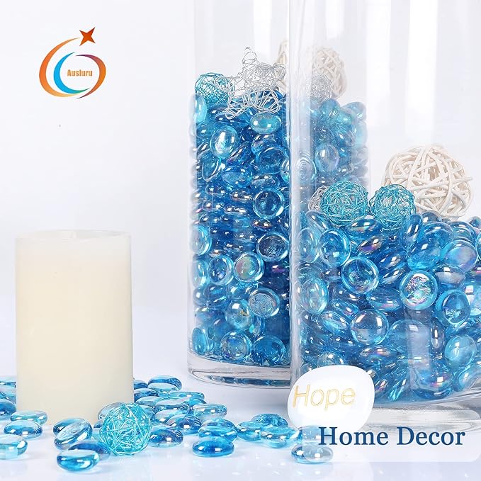 5LB Fire Glass Beads Flat Glass Marbles - Image 6