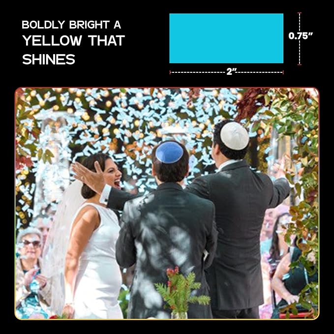 Ultimate Confetti, Turquoise Color Biodegradable Confetti - Image 5