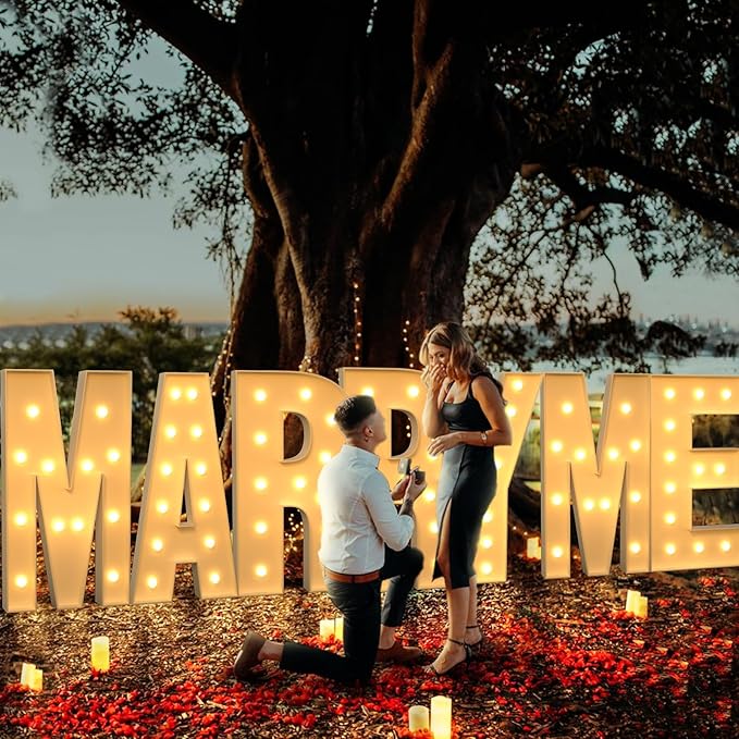 imprsv Marquee Light Up Letters, 4FT Mosaic Letters - Image 7