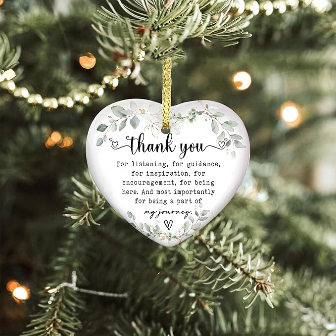 GOSSBY Heart-Shaped Thank You Ornament - Image 5