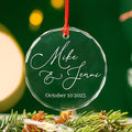 Personalized Glass Ornament 2025 by Noni