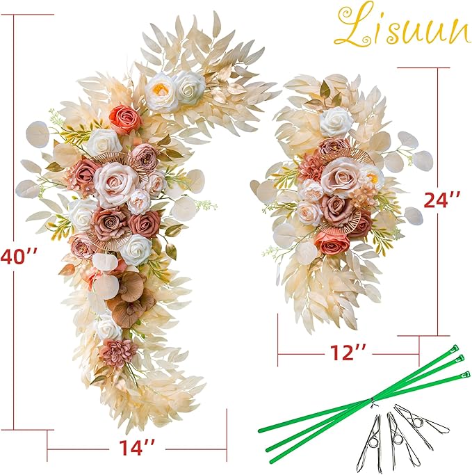 Wedding Arch Flowers, Artificial Flowers - Image 6