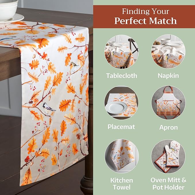 Maison d' Hermine Table Runner 100% Cotton Single Layer Table Runners 108 - Image 5