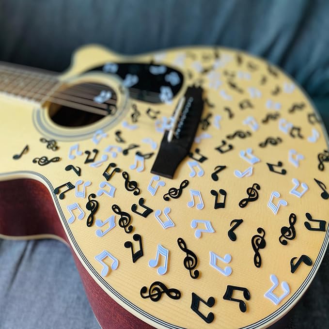 Confetti Musical Notes Sequins Table Musical Clef Cutout Metallic Foil by JNSAXMI