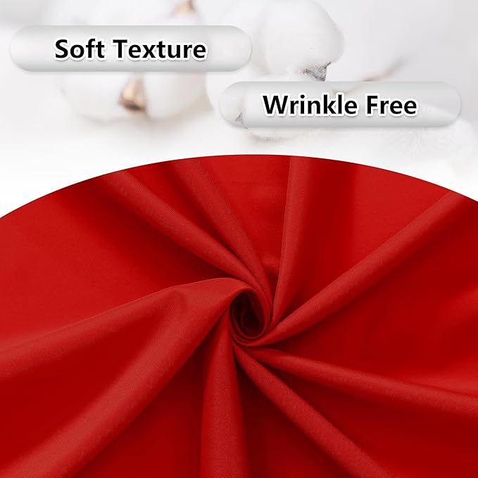 MEETSKY Red Backdrop Curtains for Party Valentine's Day Arch Stage Wedding - Image 6