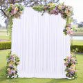 MEETSKY 10 feet x 10 feet White Backdrop Curtain by MEETSKY