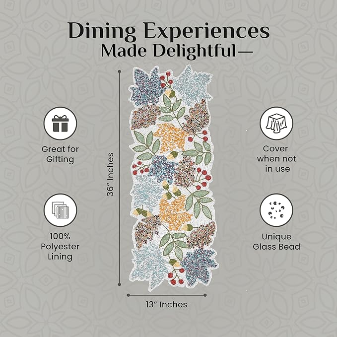 Boho Beaded Table Runner - Image 9