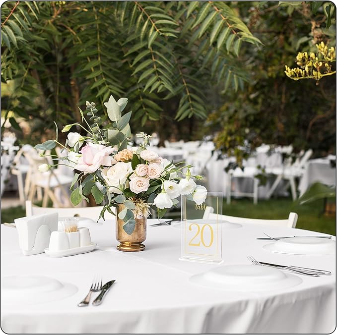 Acrylic Table Numbers 1-20 - Image 7