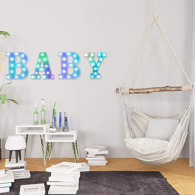 Foaky Colorful LED Letter Lights - Image 4