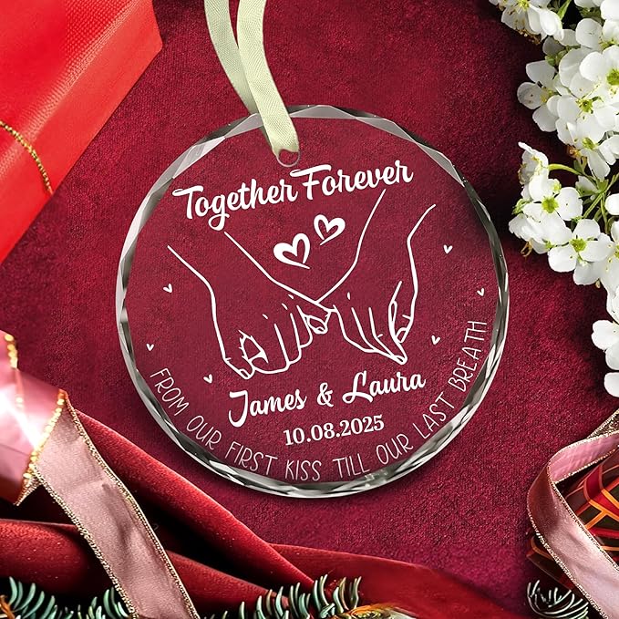Personalized The Year We Became Mr & Mrs Christmas Ornament - Image 2