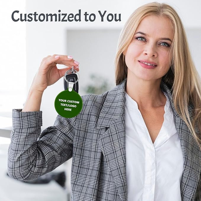 Custom Round Soft Keychains 200 Pack, Personalized Logo, Text Bulk - Image 5