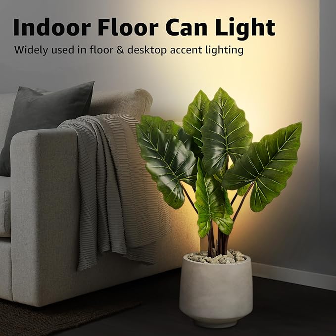 SUNVIE 4 Pack Up Lights, 5W Uplighting Indoor Uplights - Image 2