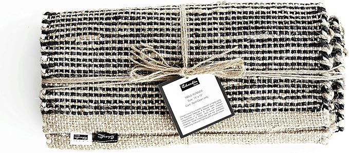 Chardin home Natural Jute Table Runner 13x72 Inch – Vintage Boho Rustic Table - Image 7