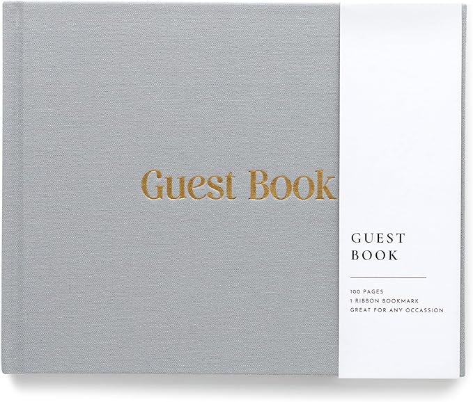 Lamare Wedding Guest Book – Elegant Guest Book by Lamare