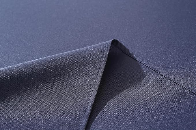 Craft And Party Rectangle Tablecloth, 70 x 90 Inch Navy Blue Tablecloth - Image 5