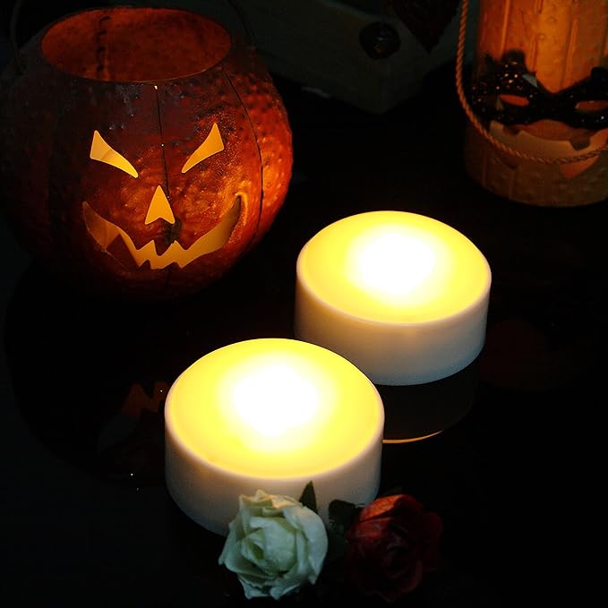 LED Pumpkin Lights with Remote and Timer, Battery Operated Bright Flickering - Image 3