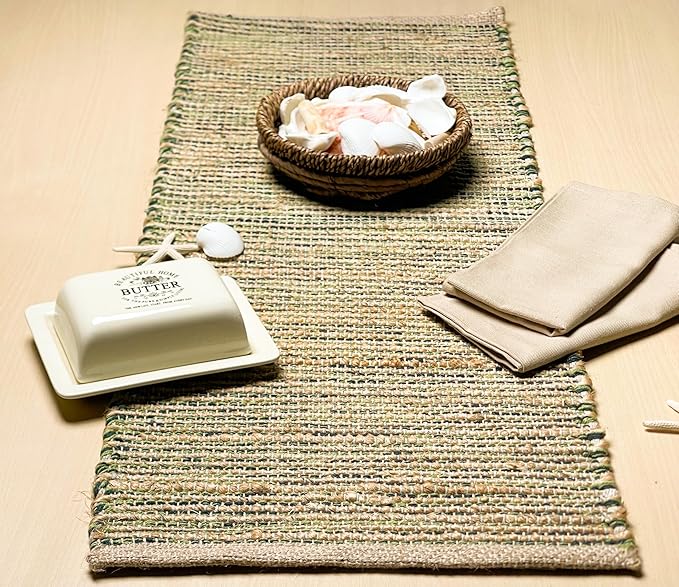 Chardin home Natural Jute Table Runner 13x48 Inch – Vintage Boho Rustic Table - Image 7