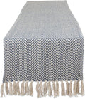 DII Woven Basic Tabletop Collection, Chevron Table Runner, French Blue by DII