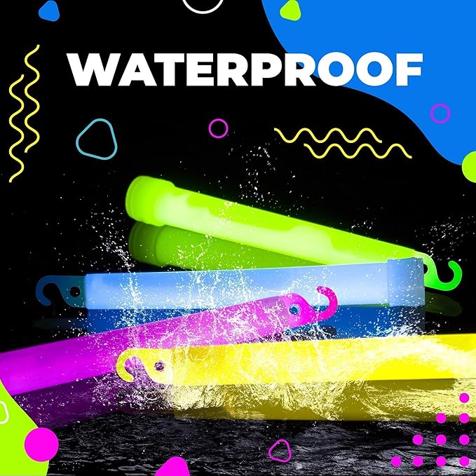 32 PCS Ultra Bright 6 Inch Glow Sticks - Image 3