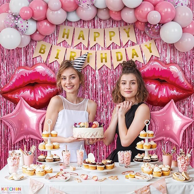 KatchOn, Girls & Her | Pink Party Decorations - Image 6