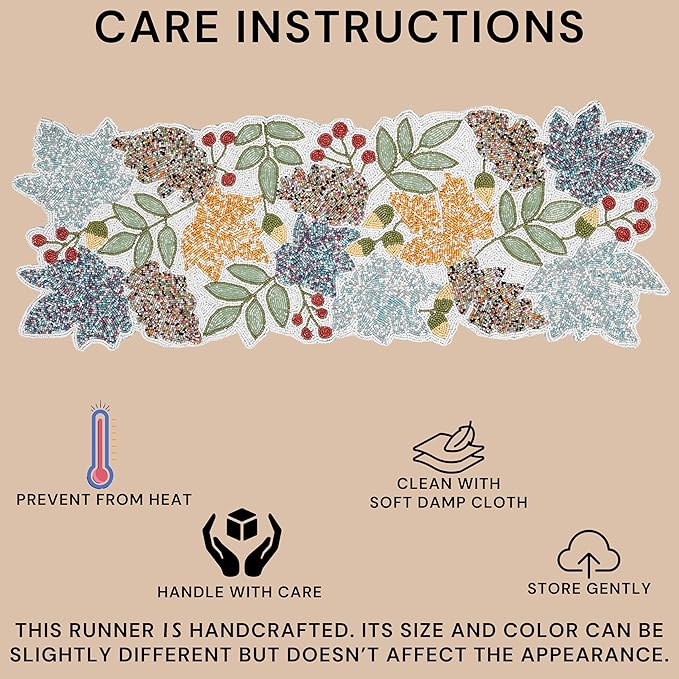Boho Beaded Table Runner - Image 8