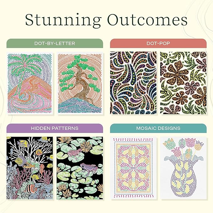 Lifelines FlowArt Activity Pad, Dot Art and More Coloring Books - Image 6