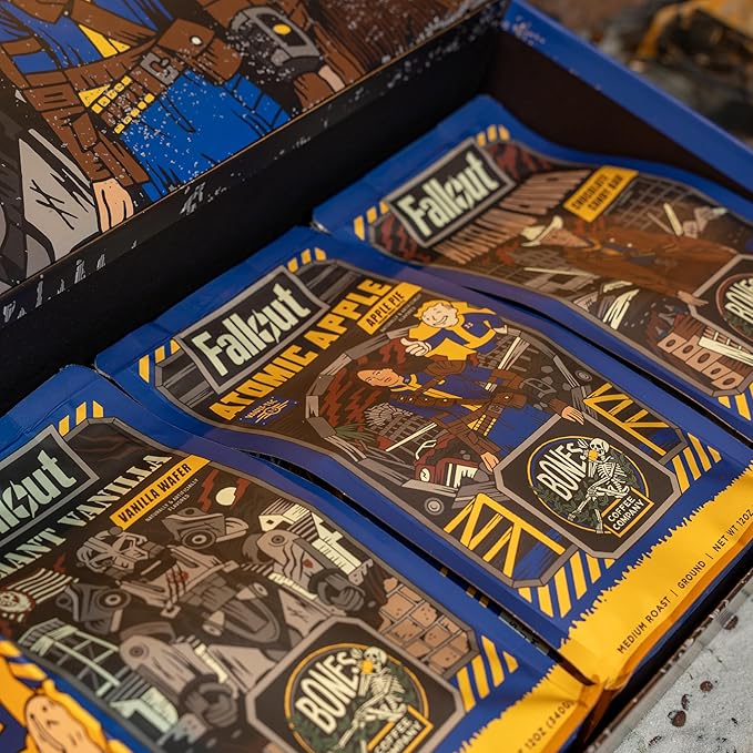 Bones Coffee Company Fallout Collector's Box Flavored Coffee, Low Acid Medium - Image 5