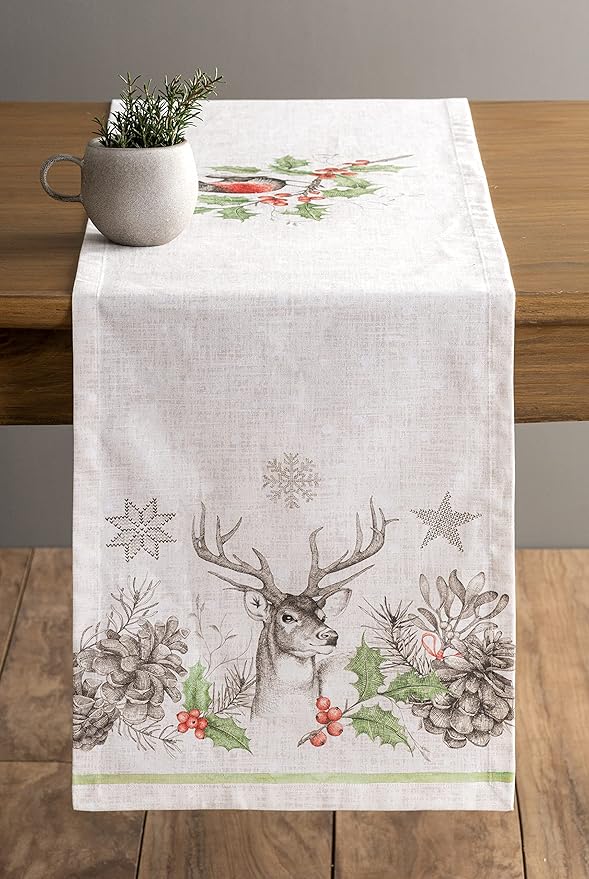Maison d' Hermine Table Runner 100% Cotton Single Layer Table Runners 108 - Image 9