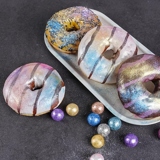 NiHome Edible Food-Grade Glimmer Powder Glitter Luster Dust Metallic Food - Image 4