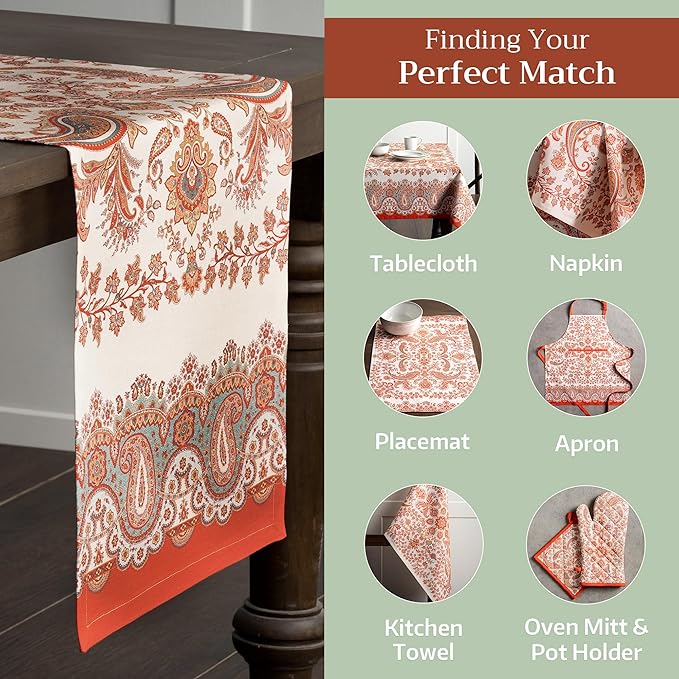 Maison d' Hermine Table Runner 100% Cotton Single Layer Table Runners 108 - Image 5