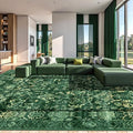 Deerly Dark Green Area Rugs 10x12 by Deerly