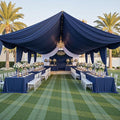 PartyVillage 50ftx40ft Navy Blue Ceiling Curtain by PartyVillage