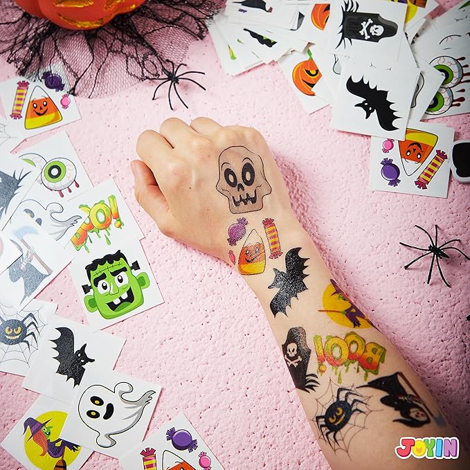 JOYIN 144 PCS Halloween Temporary Tattoos - Image 6